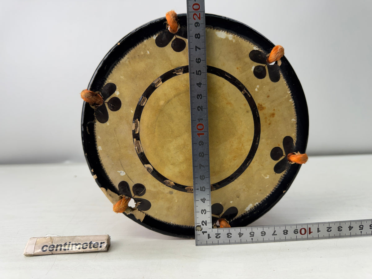 Y11216 TAIKO Makie Tsuzumi percussion drum Japanese dance Japan antique music