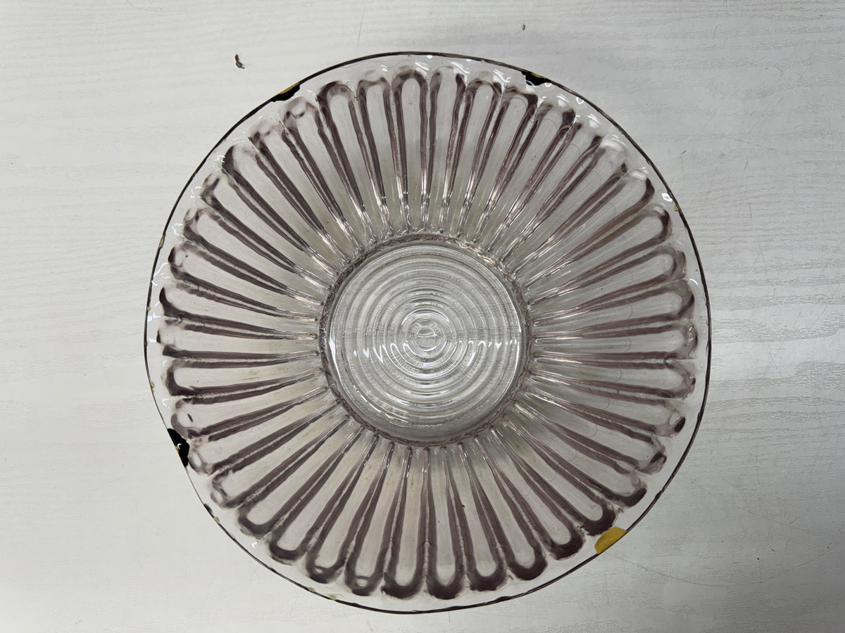 Y11231 CHAWAN Edo glass bowl  kintsugi box chrysanthemum Japan antique tableware