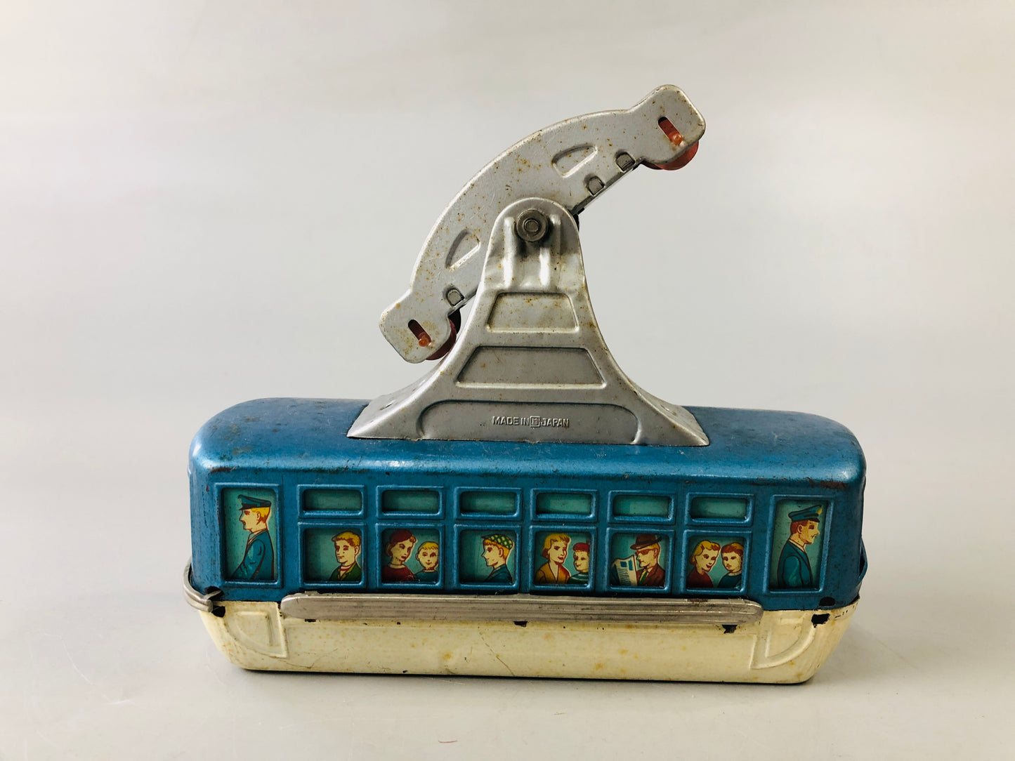 Y7152 TIN TOY Cable railway car gondola Japanese antique vintage interior