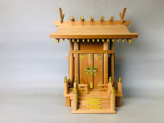 Y7216 KAMIDANA wood Shinto altar Japanese house Japan antique Buddhism Buddhist