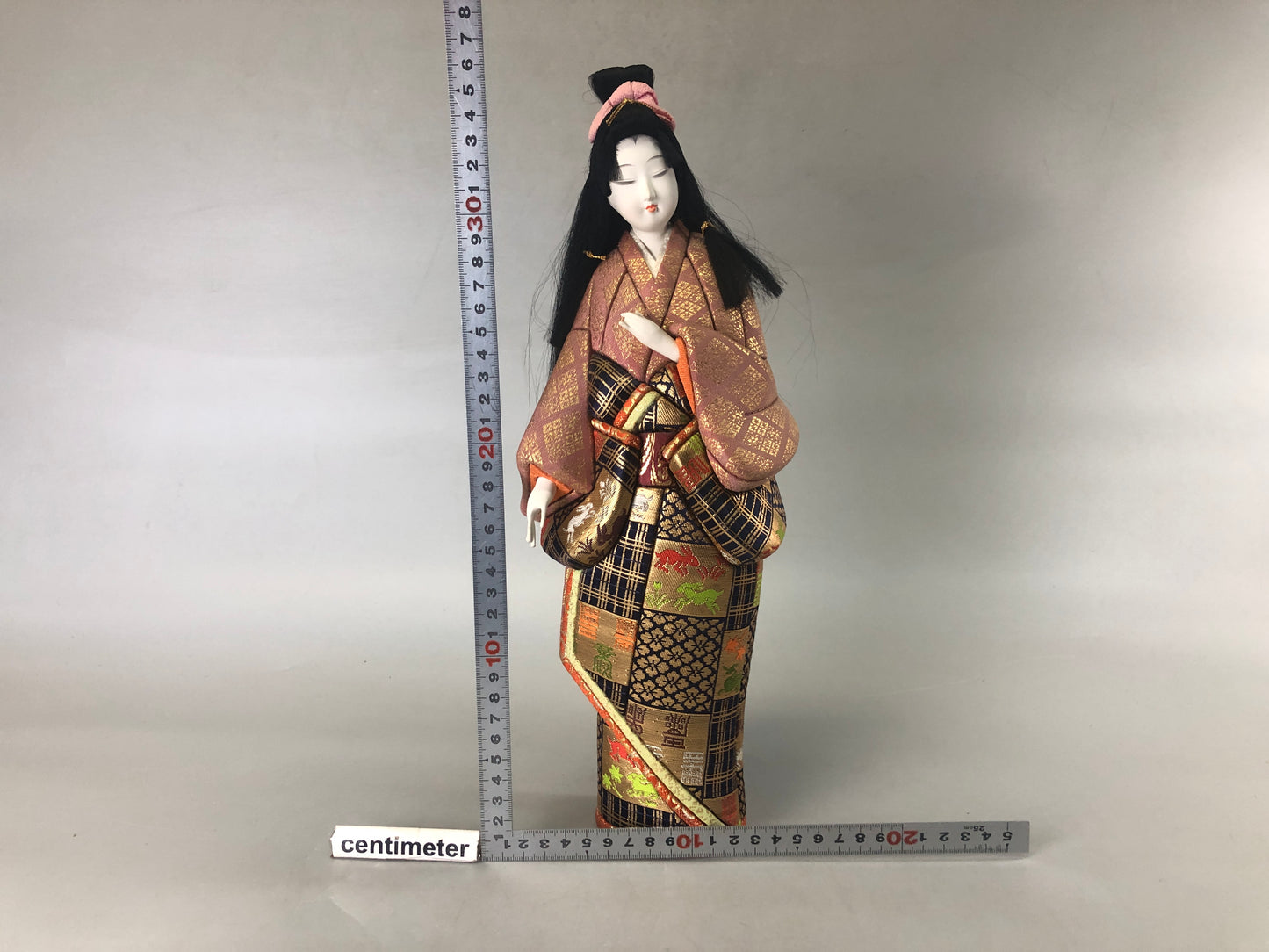 Y7422 NINGYO Japanese Kimekomi doll kimono beauty Japan antique figure figurine