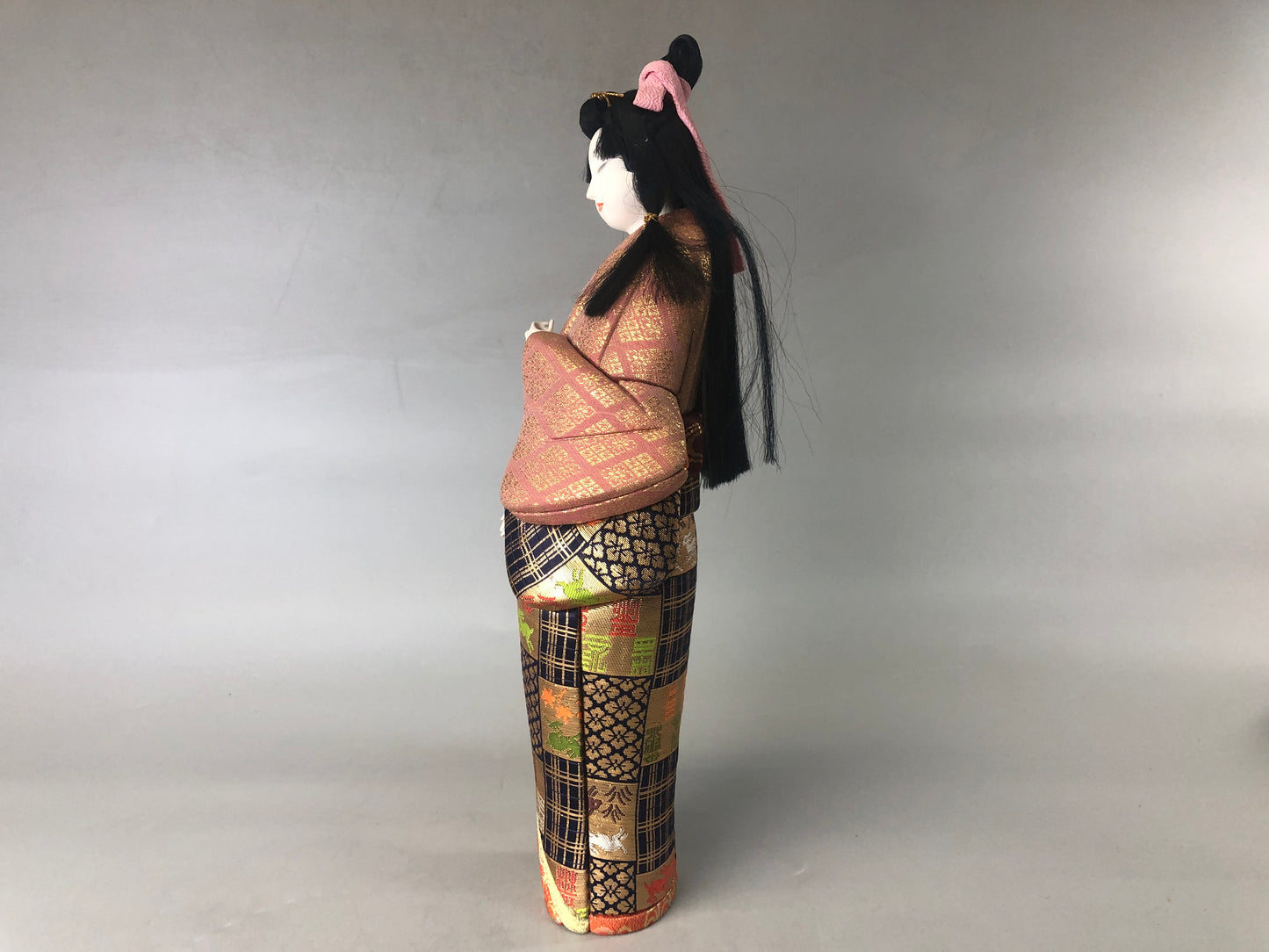 Y7422 NINGYO Japanese Kimekomi doll kimono beauty Japan antique figure figurine