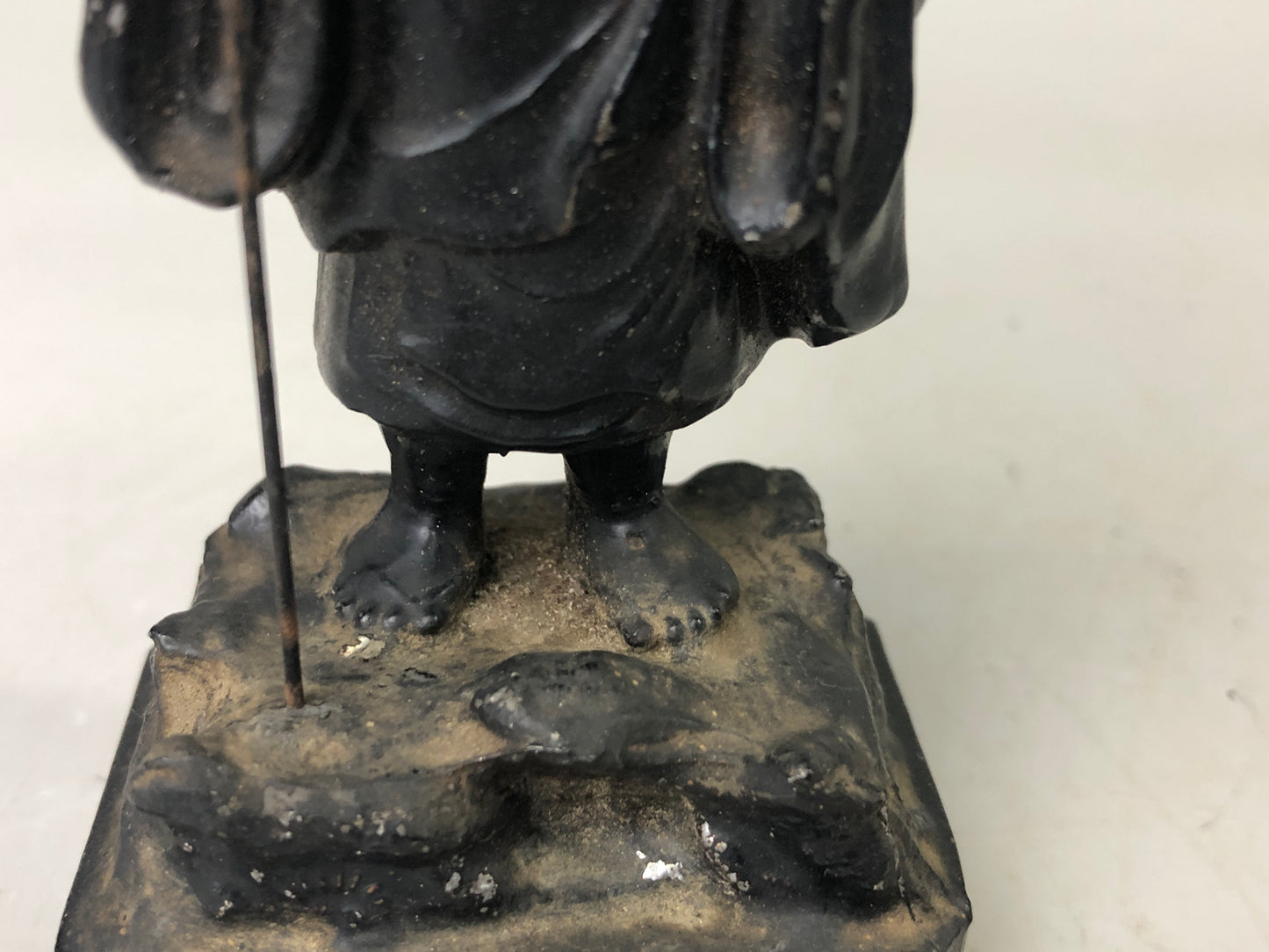 Y7491 STATUE Shian Koubou Daishi Buddha figurine shrine Japan antique interior