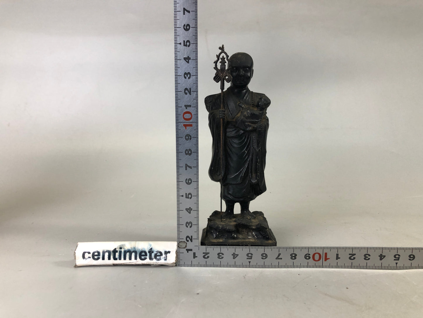 Y7491 STATUE Shian Koubou Daishi Buddha figurine shrine Japan antique interior