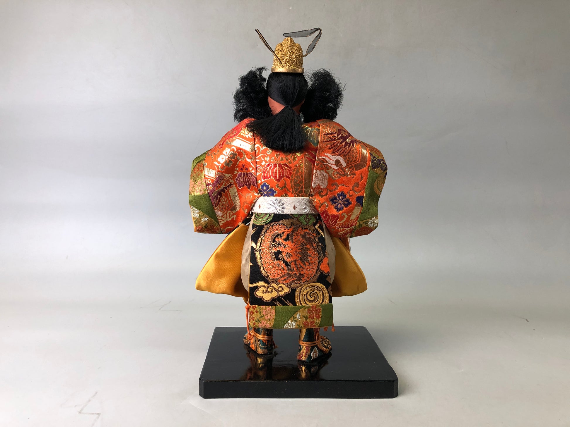 Y7572 NINGYO Japanese doll Enma figurine Shoki Japan antique
