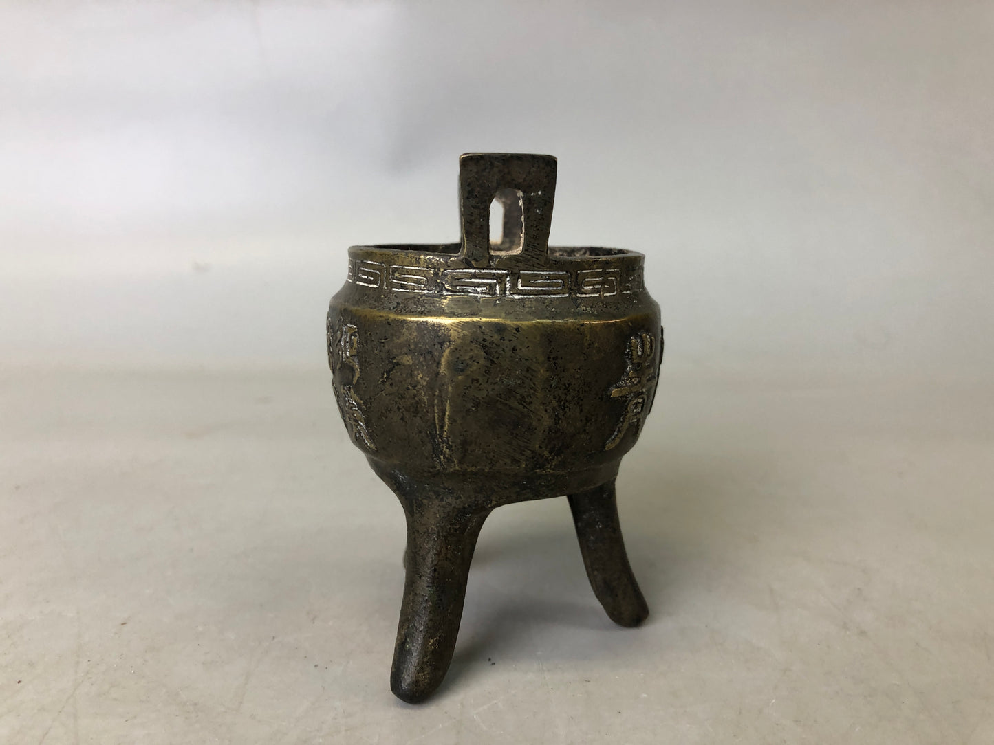 Y7613 KOURO copper Japan antique fragrance aroma incense burner aromatherapy