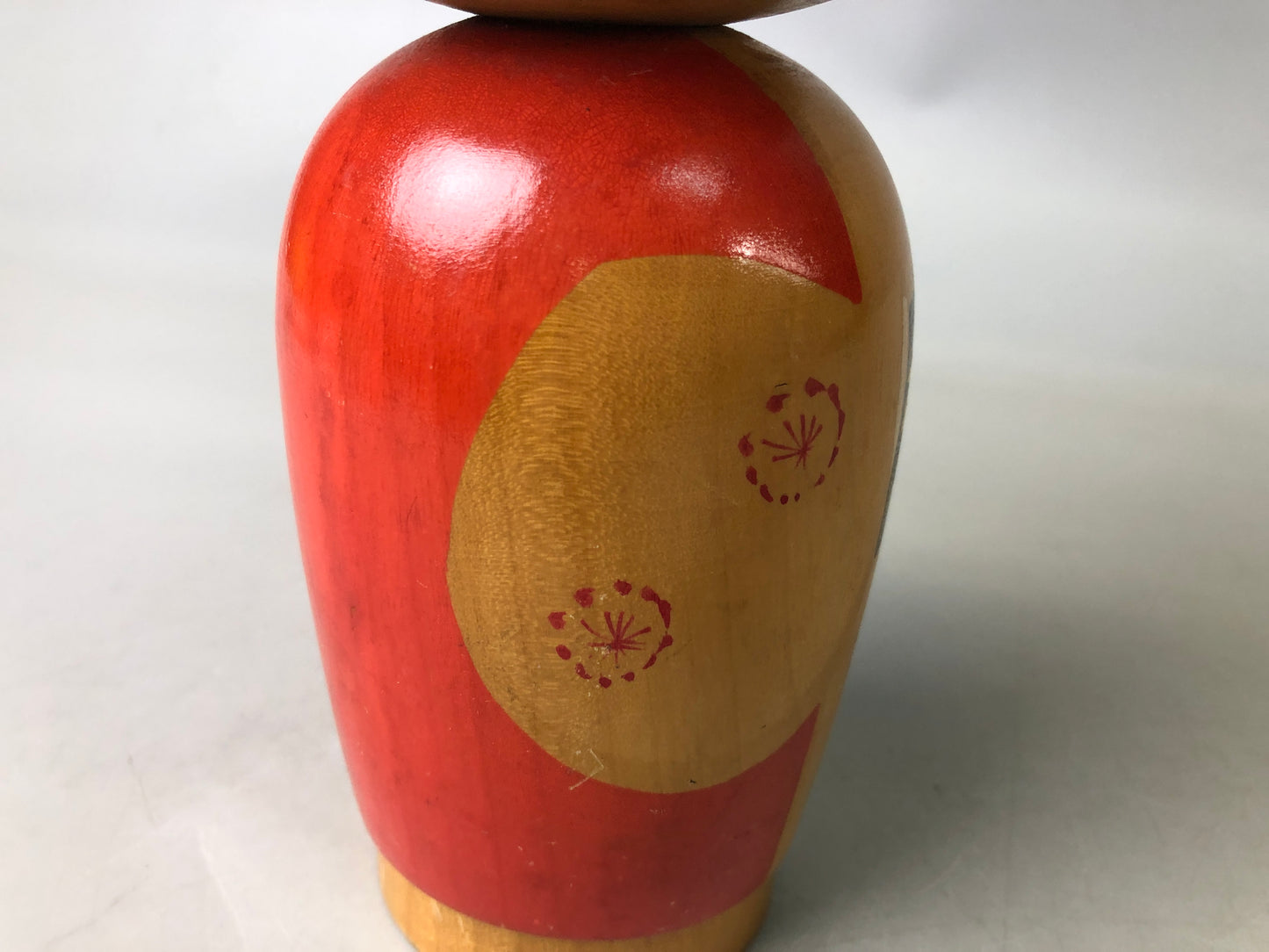 Y7621 NINGYO wood modern Kokeshi doll signed Japan vintage figure figurine