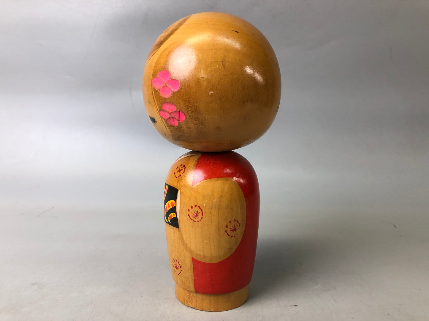 Y7621 NINGYO wood modern Kokeshi doll signed Japan vintage figure figurine