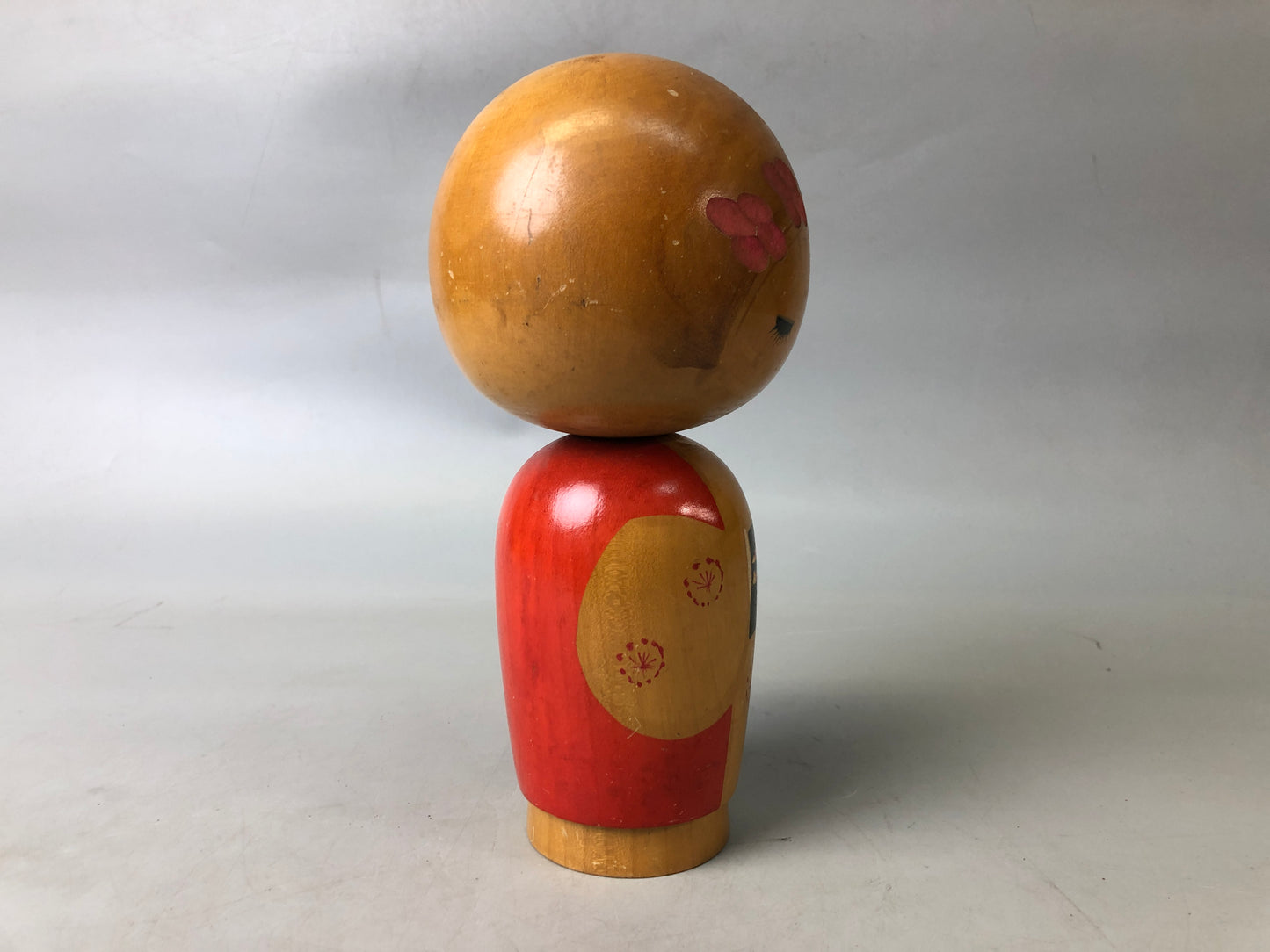 Y7621 NINGYO wood modern Kokeshi doll signed Japan vintage figure figurine