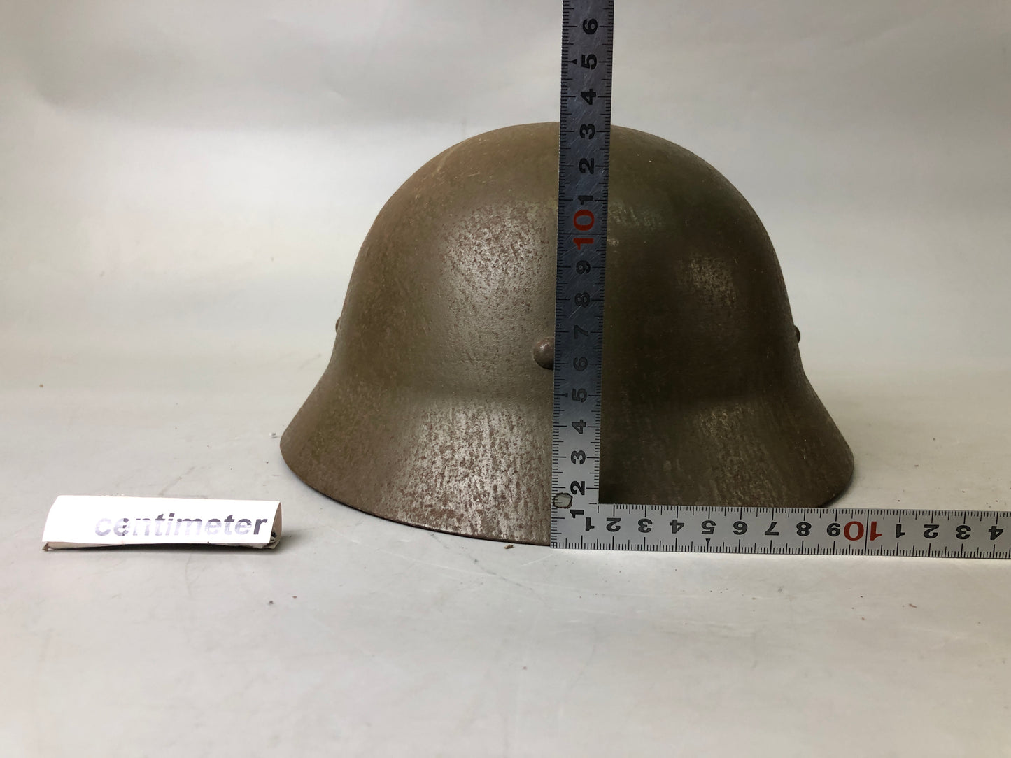 Y7637 Imperial Japan Army  Iron helmet military gear Japan WW2 vintage armor