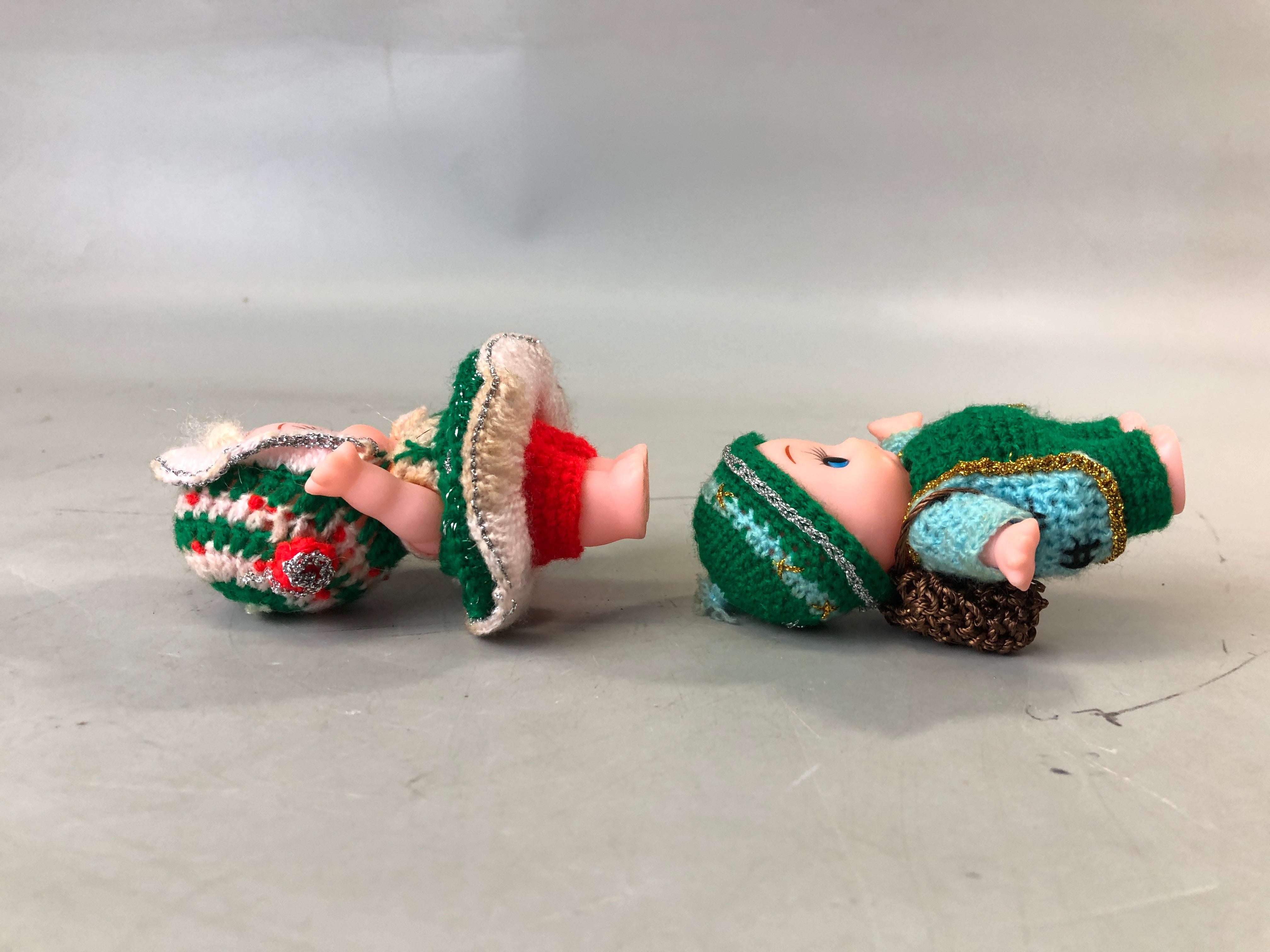 Y7657 NINGYO Kewpie soft vinyl doll set of 5 Showa retro