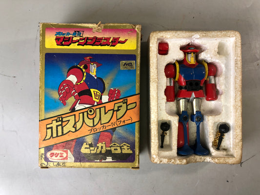 Y7662 CHOGOKIN Blocker IV Bosspalder Takemi robot action figure Japan vintage