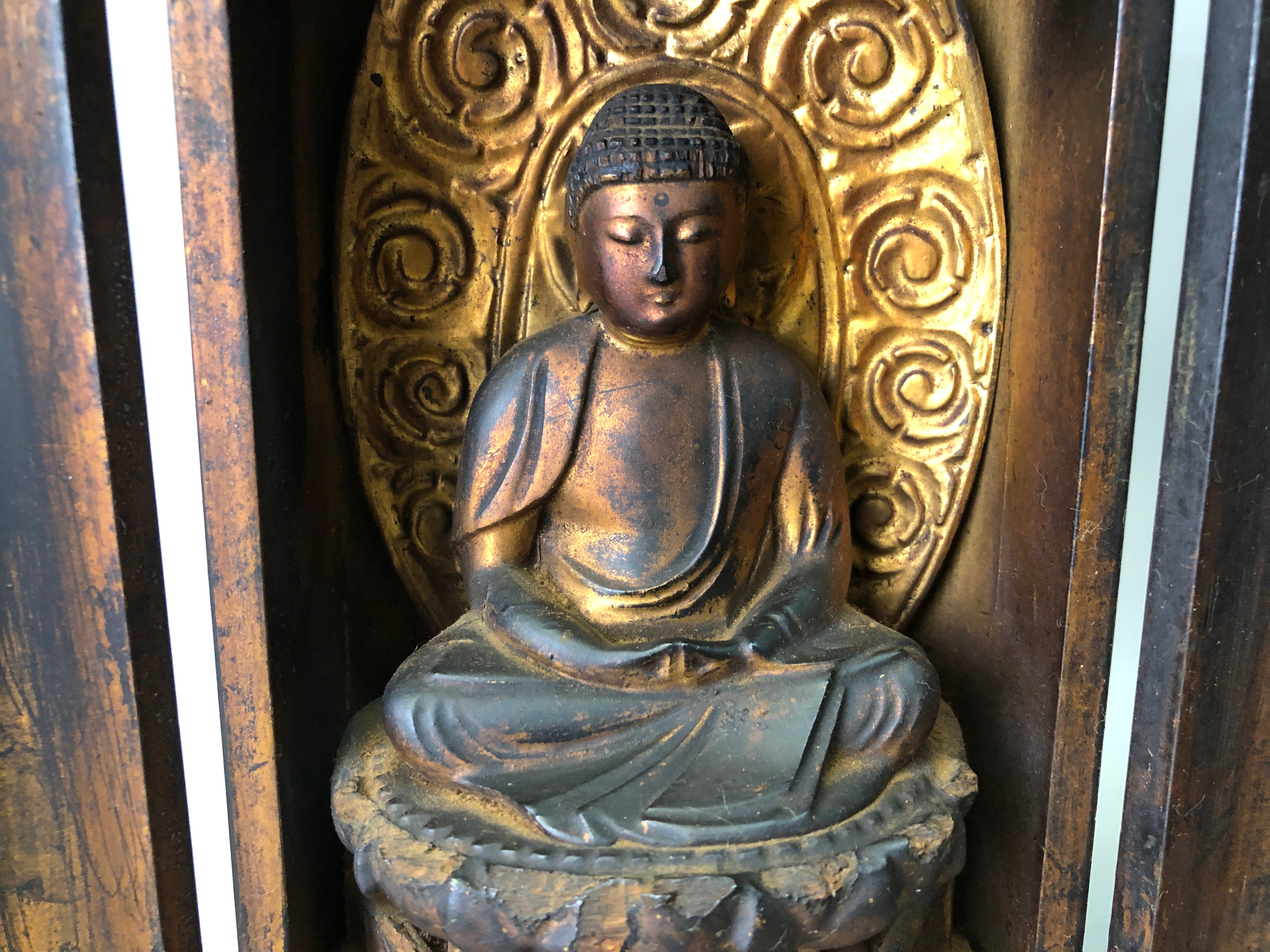 Vintage outlets JAPANESE BUDDHA STATUE FIGURE