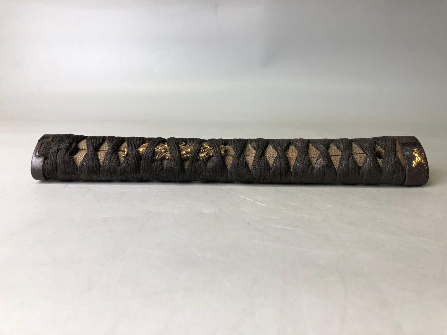 Y7818 TSUKA Japanese long sword accouterment Koshirae tsuba antique Katana