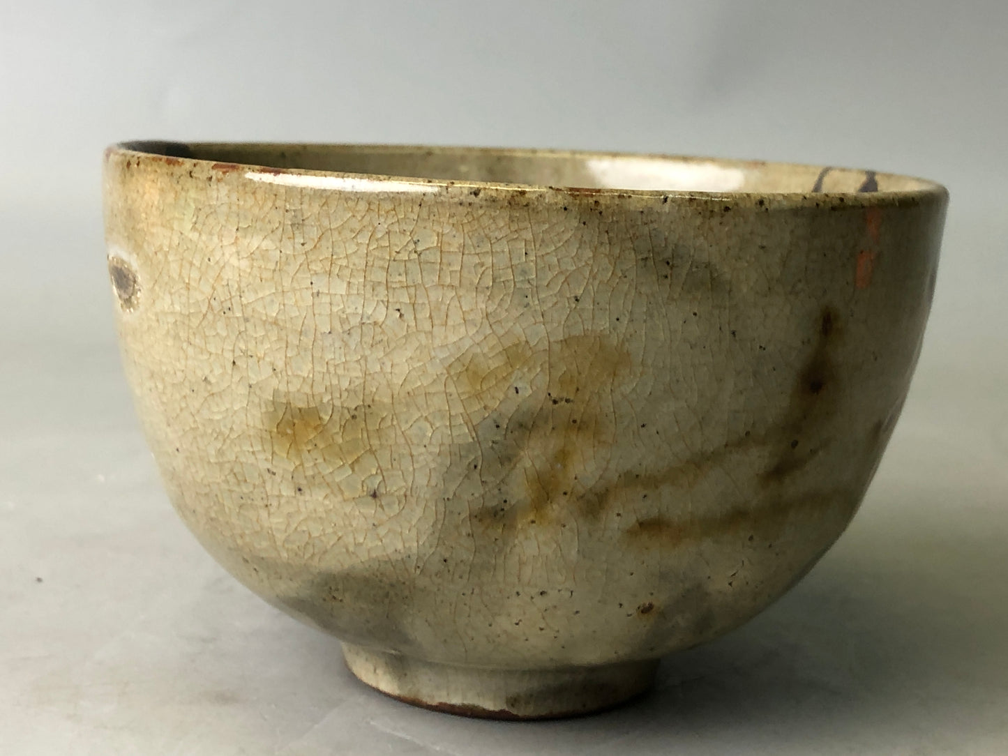 Y7825 CHAWAN Mino-ware kintsugi yobitsugi Japan antique tea ceremony pottery