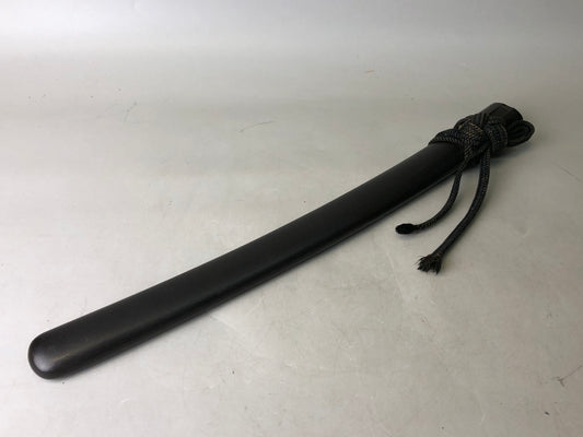 Y7908 SAYA Wakizashi scabbard black lacquer coating Japan antique samurai katana