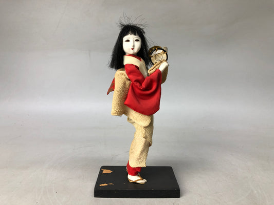 Y8159 NINGYO Japanese doll dancing kimono beauty Japan antique interior figurine