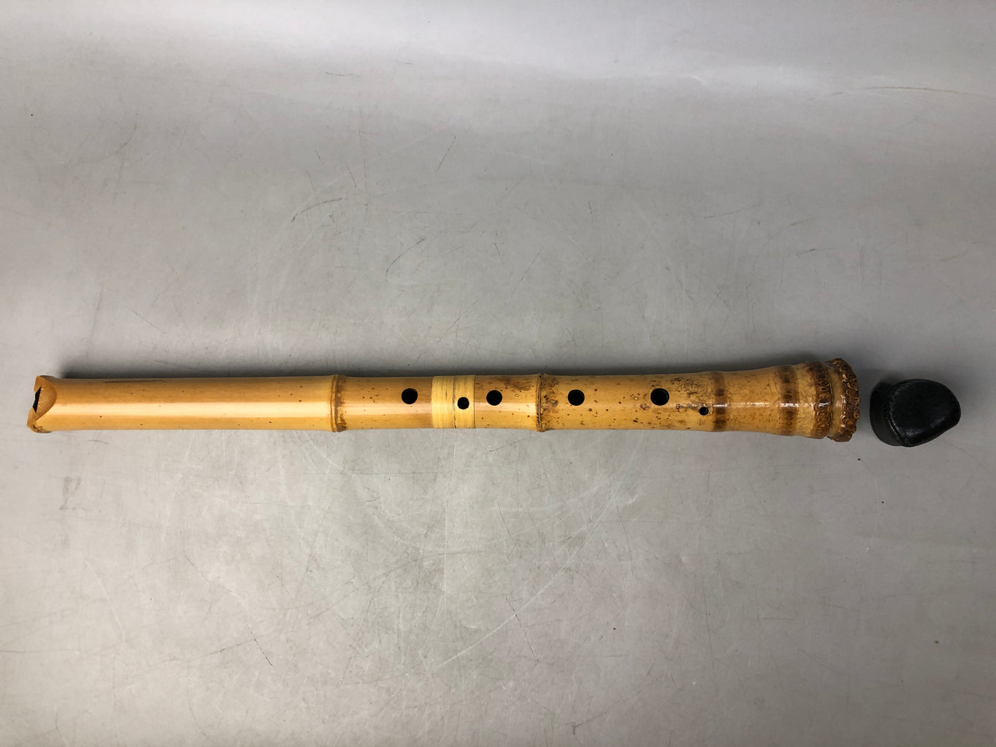 Y8188 SHAKUHACHI Bamboo flute Kinko style Japan antique traditional music sound