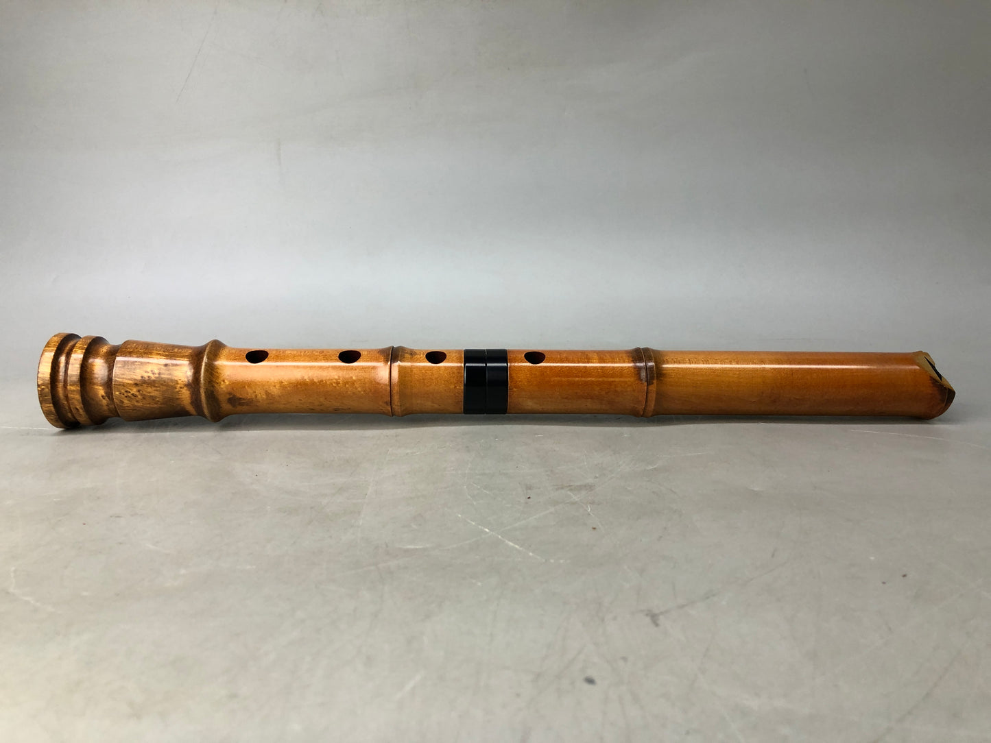 Y8193 SHAKUHACHI Wooden flute Kinko style Japan antique traditional music sound