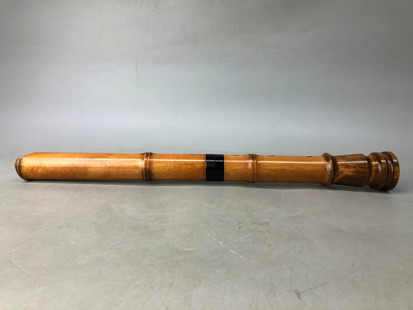 Y8193 SHAKUHACHI Wooden flute Kinko style Japan antique traditional music sound