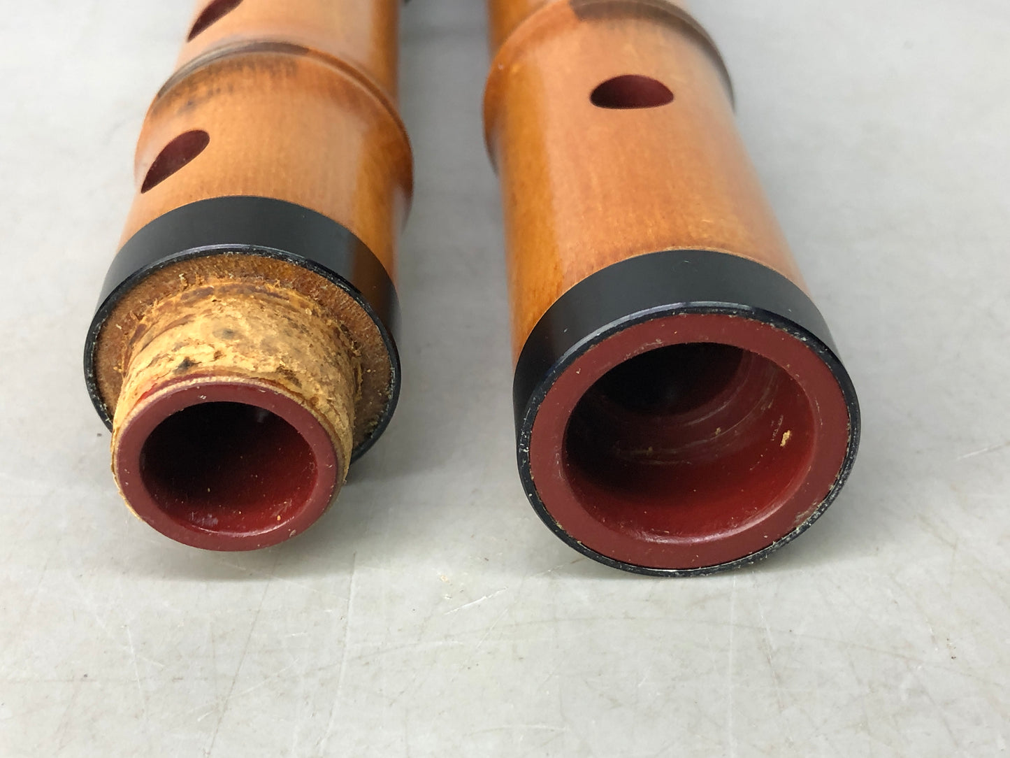 Y8193 SHAKUHACHI Wooden flute Kinko style Japan antique traditional music sound