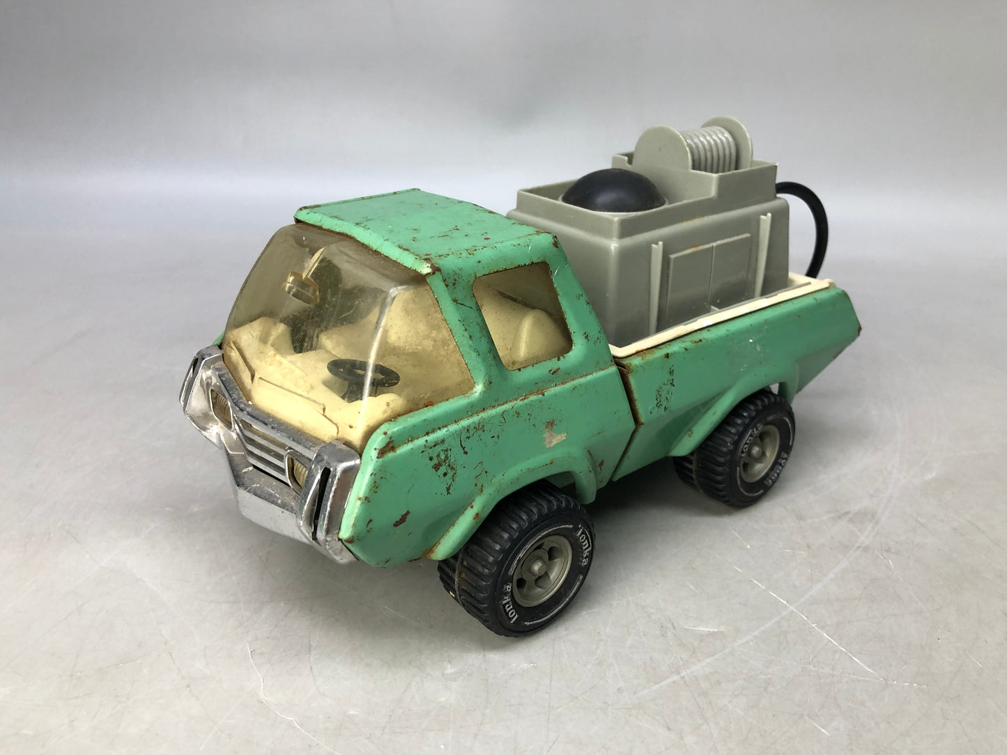 Y8204 TIN TOY Construction truck working car vehicle Japan antique vintage