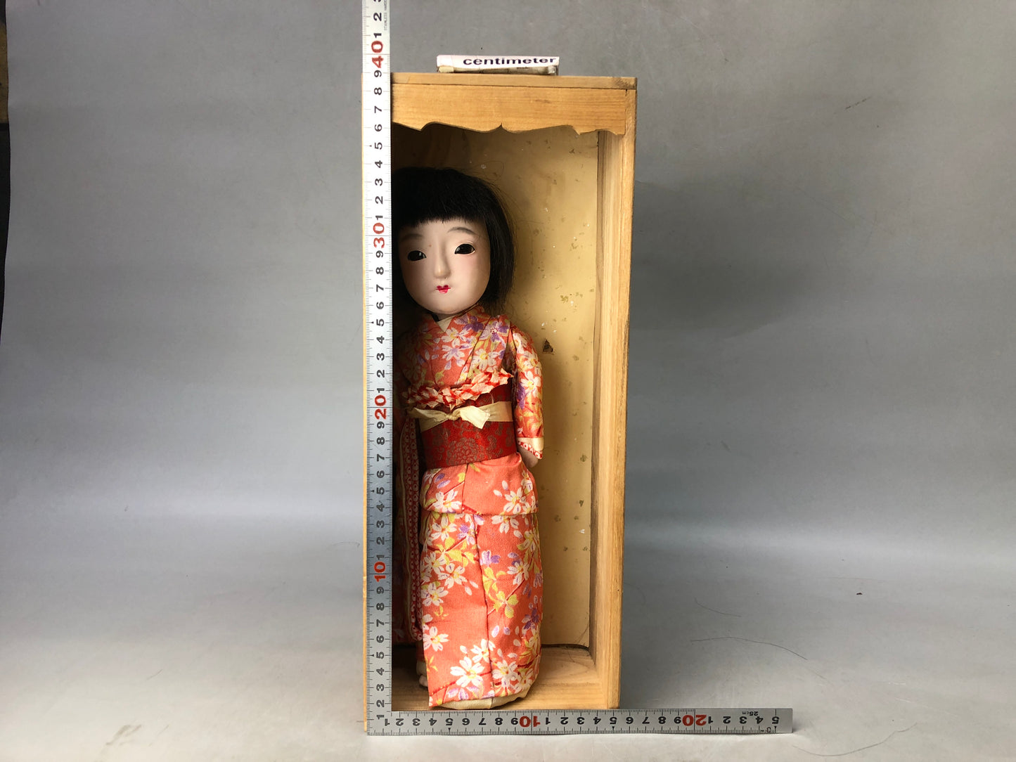 Y8256 NINGYO Ichimatsu doll kimono girl Japan antique interior figurine figure