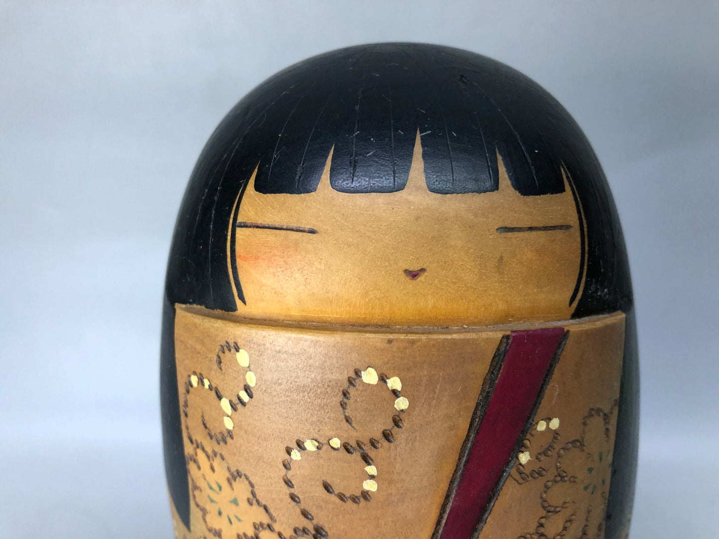 Y8262 NINGYO modern Kokeshi doll signed Japan vintage interior figurine figure