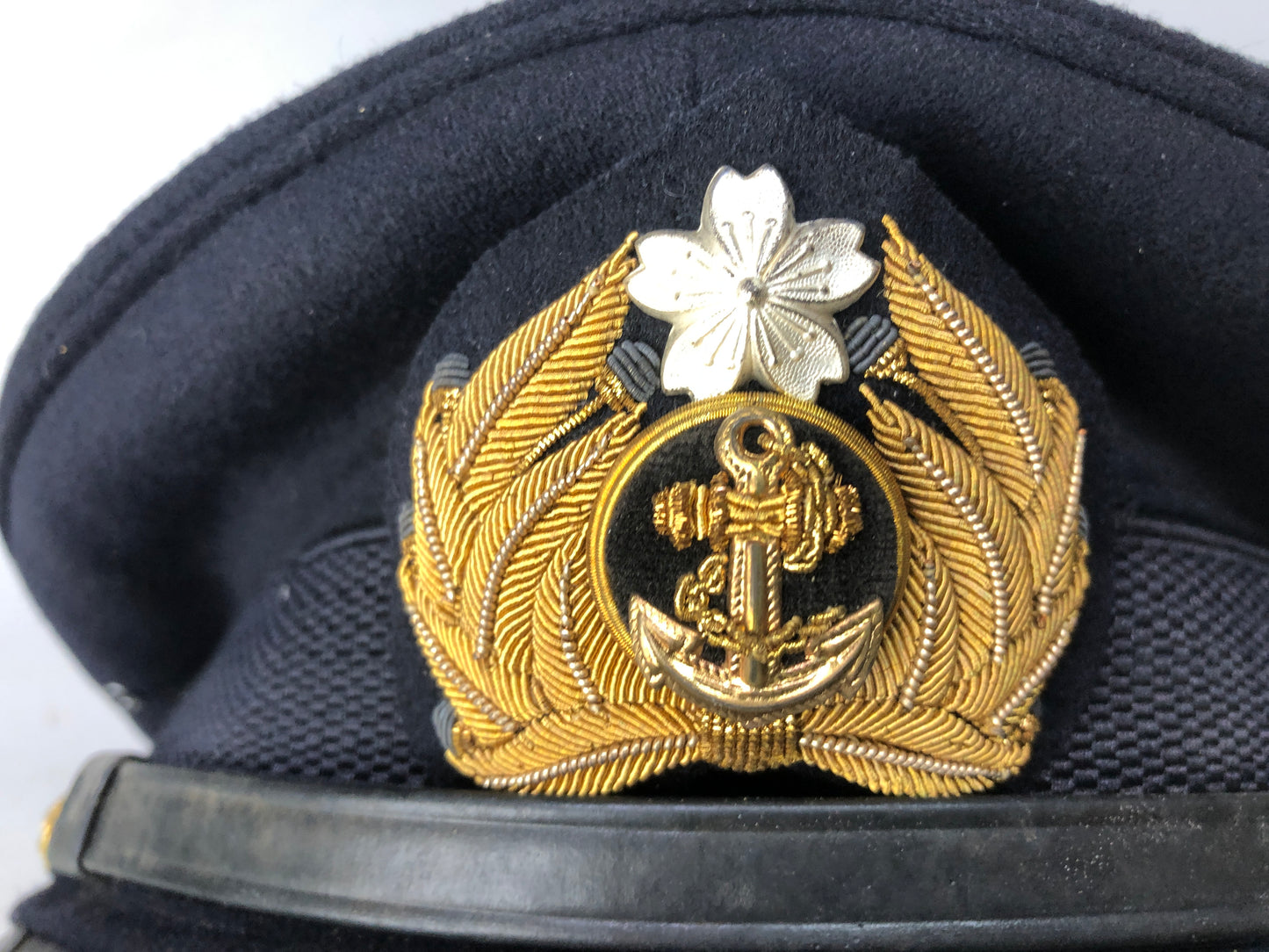 Y8291 Imperial Japan Army Navy hat military cap headware Japanese WW2 vintage