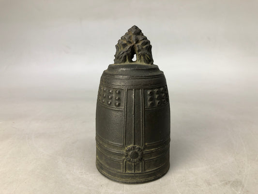 Y8338 Buddhist Altar Equipment copper Bell Japan Buddhism antique vintage