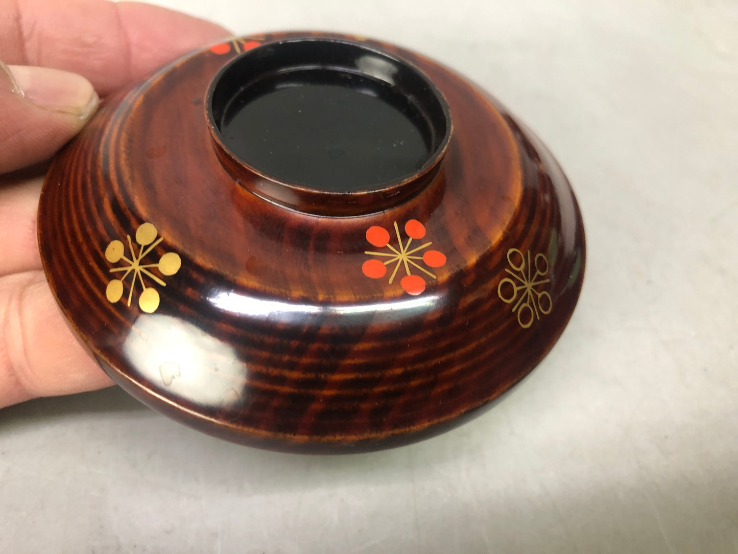 Y8418 CHAWAN Wajima lacquerware Makie 10 bowls lid signed box Japan antique cup