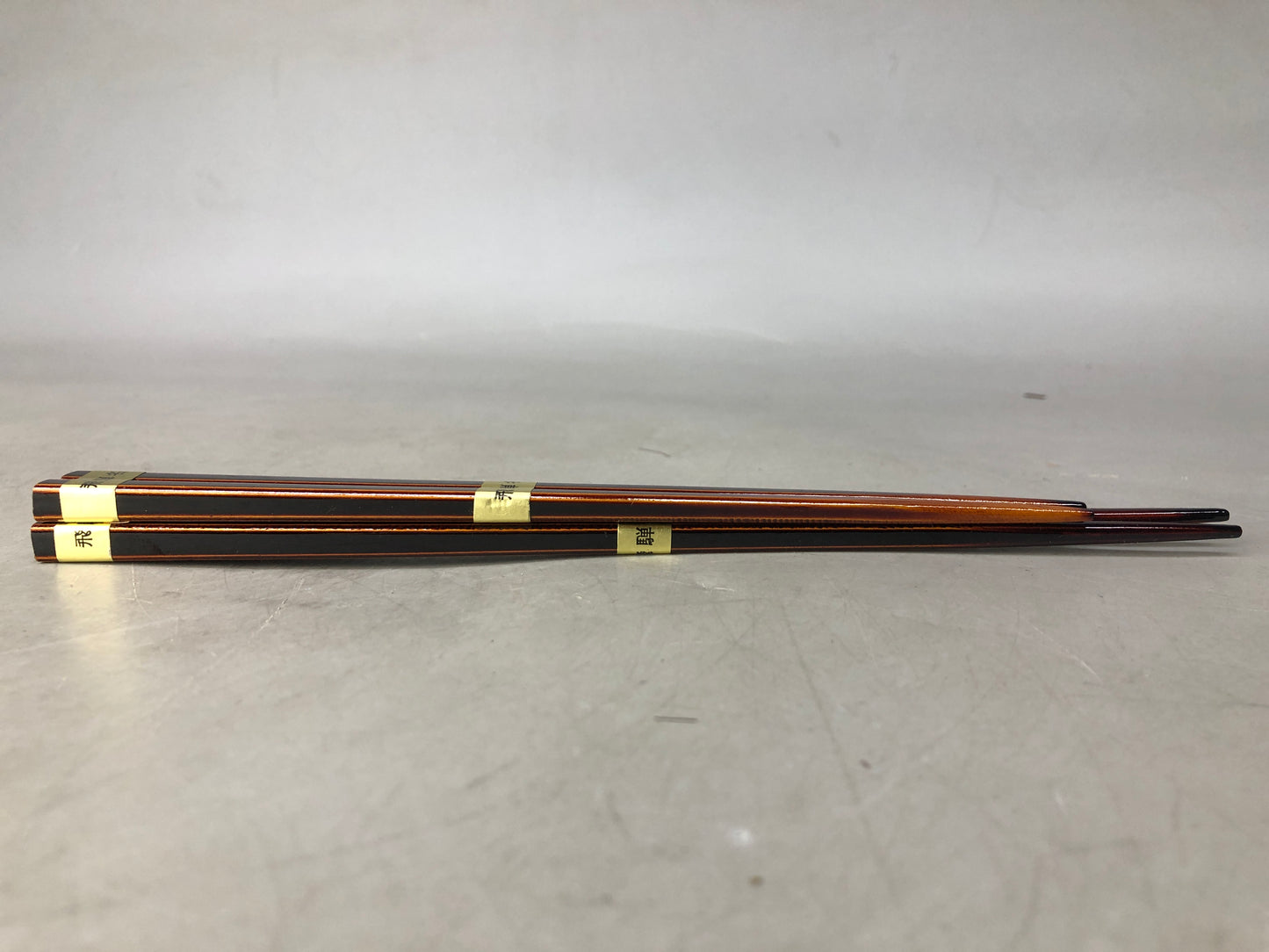 Y8444 HASHI Shunkei lacquer Chopsticks 2 set chopstick holder Japan antique