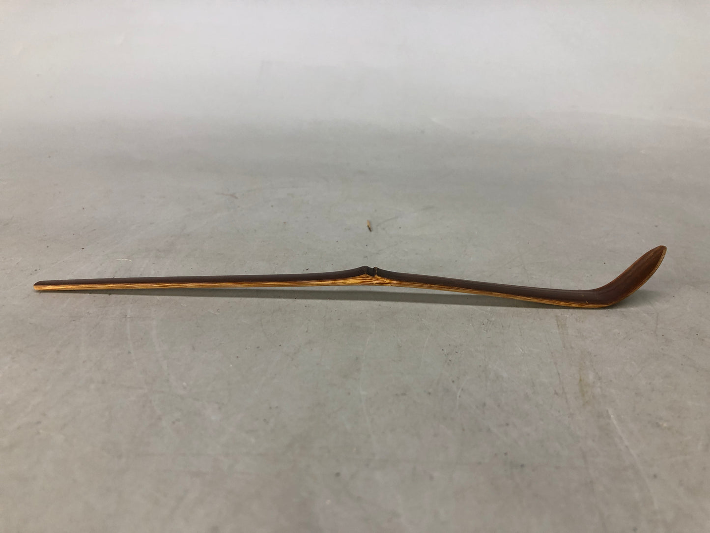 Y8514 CHASHAKU Bamboo scoop signed box Japan Tea Ceremony utensil antique spoon
