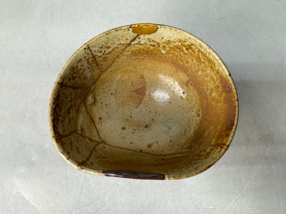 Y8545 CHAWAN Kokaratsu bowl kintsugi box Japan antique tea ceremony po ...