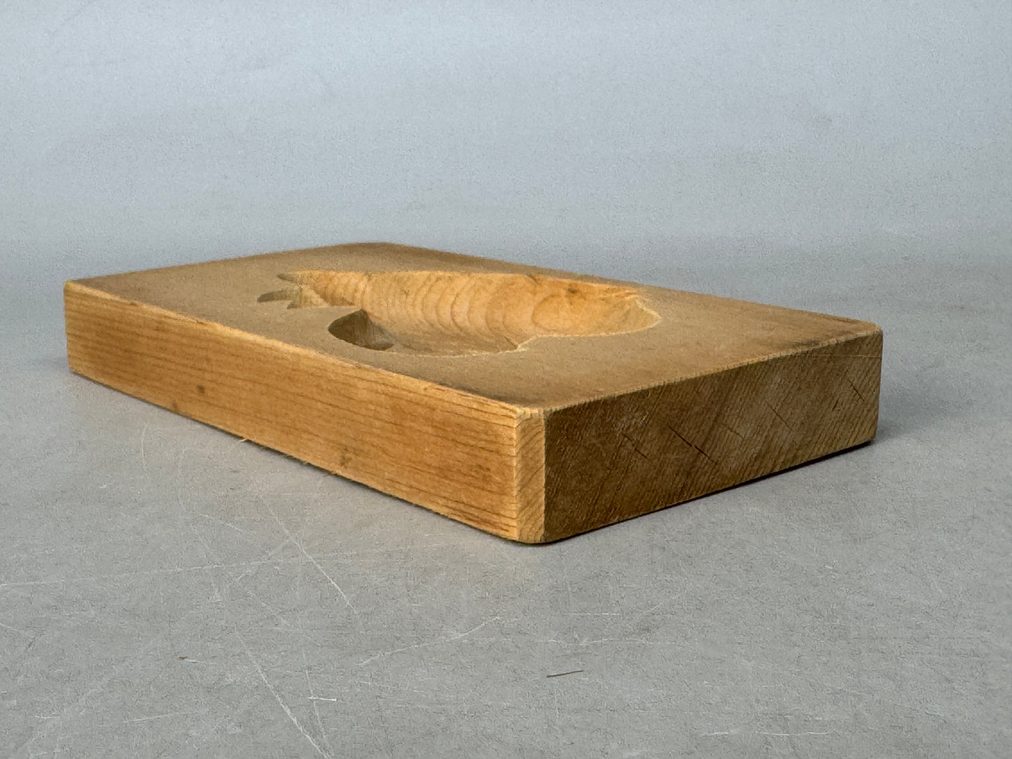 Y8779 KASHIGATA Bird Japan antique Wooden Pastry Mold wagashi confectionery
