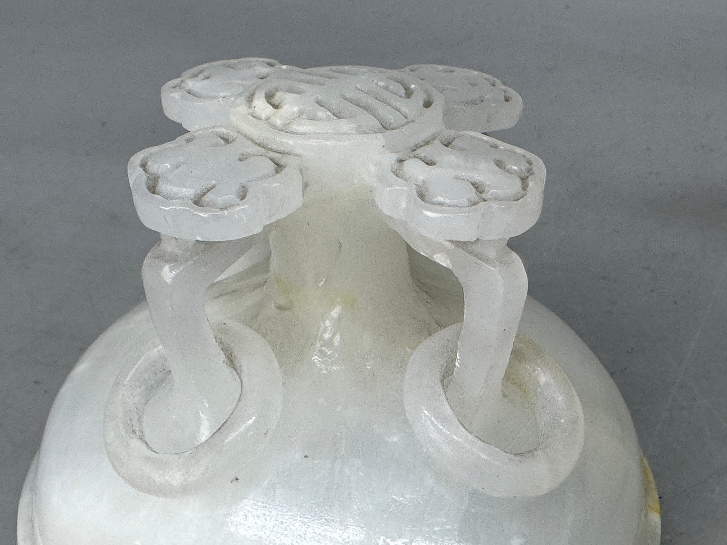 Y8784 KOURO White Jade China art antique fragrance incense burner aromatherapy