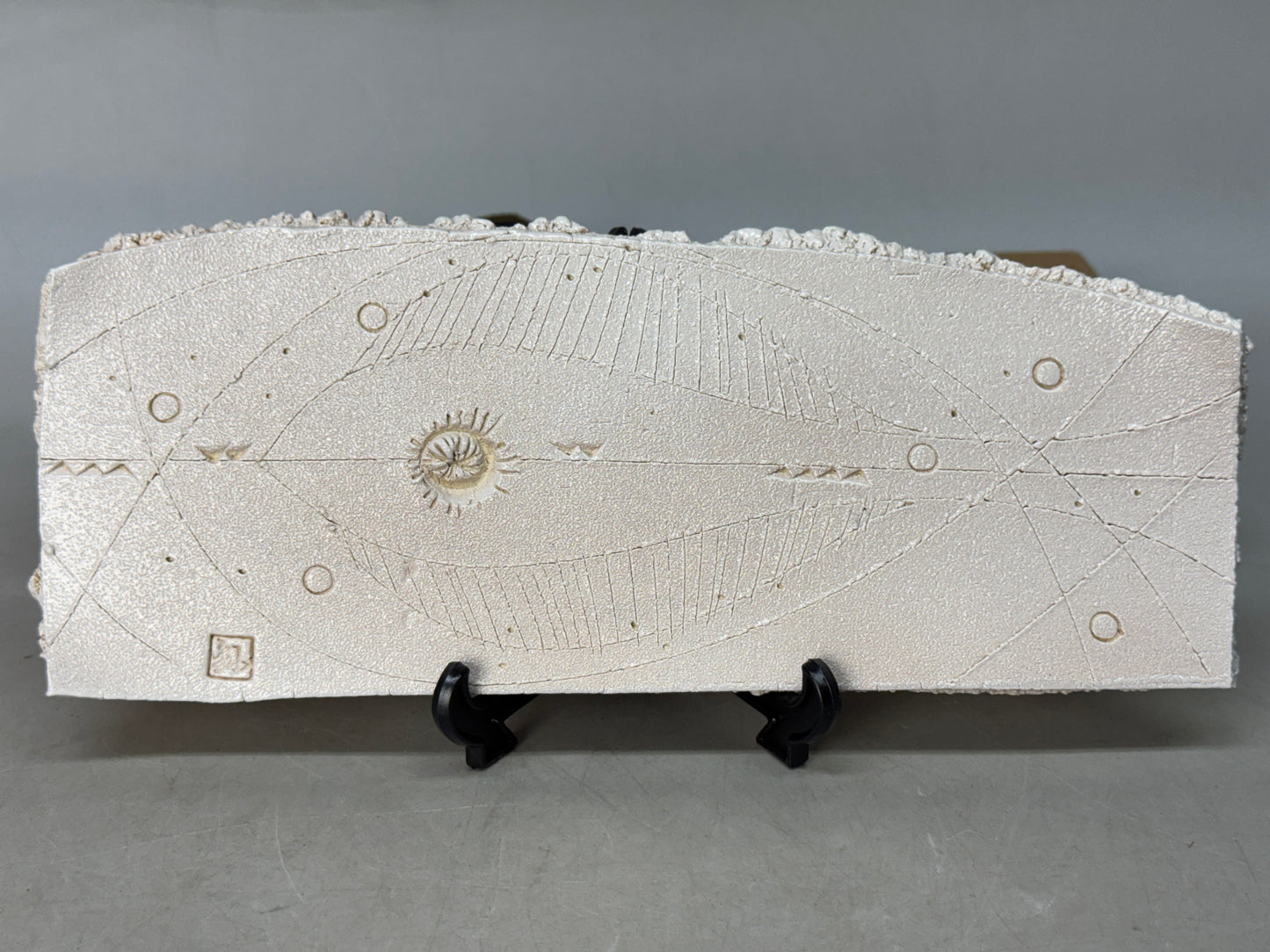 Y8800 DISH Seto-ware rectangular plate signed box Japan antique tableware