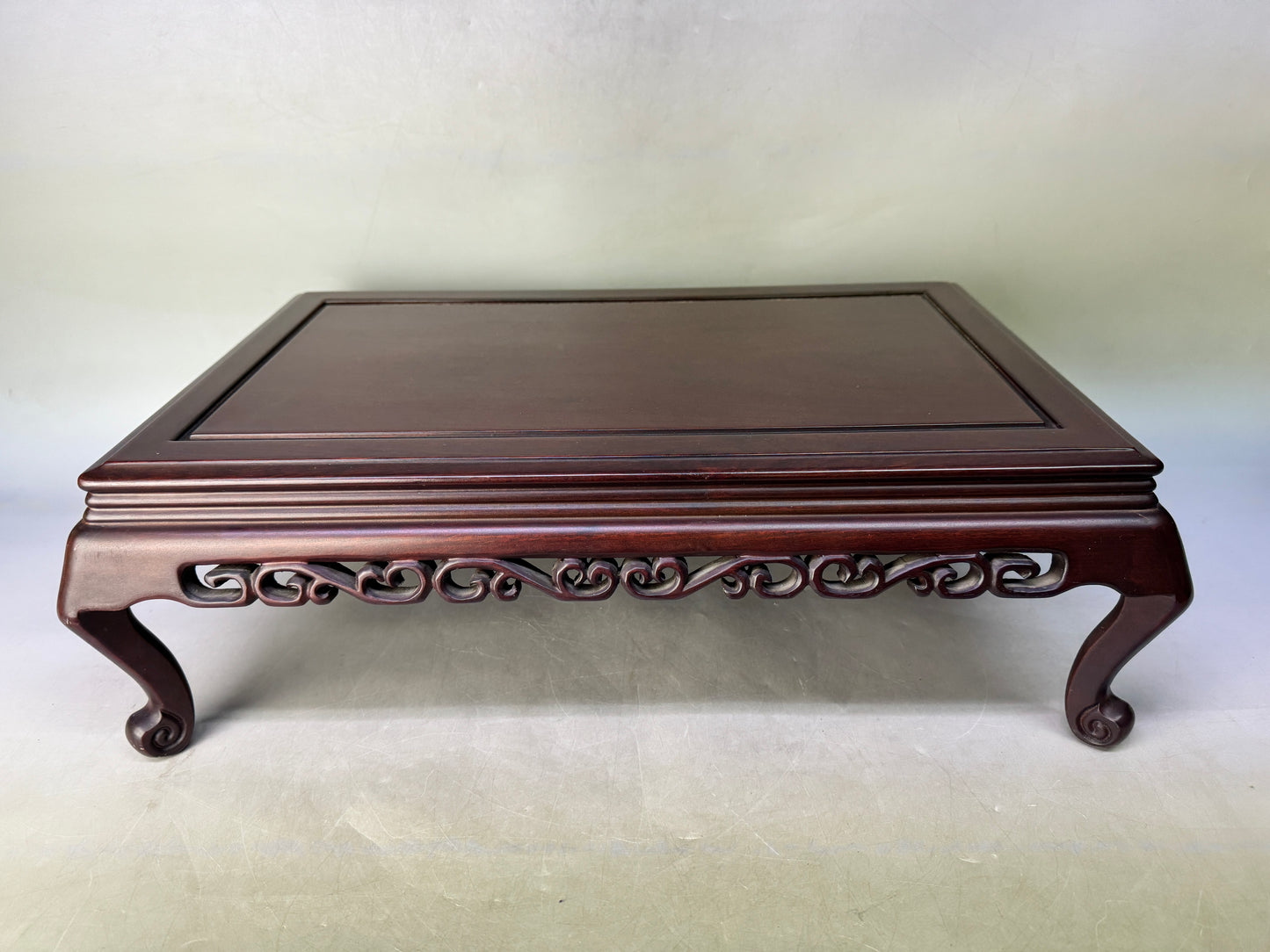 Y8806 FLOWER STAND wooden openwork furniture Japan antique ikebana interior