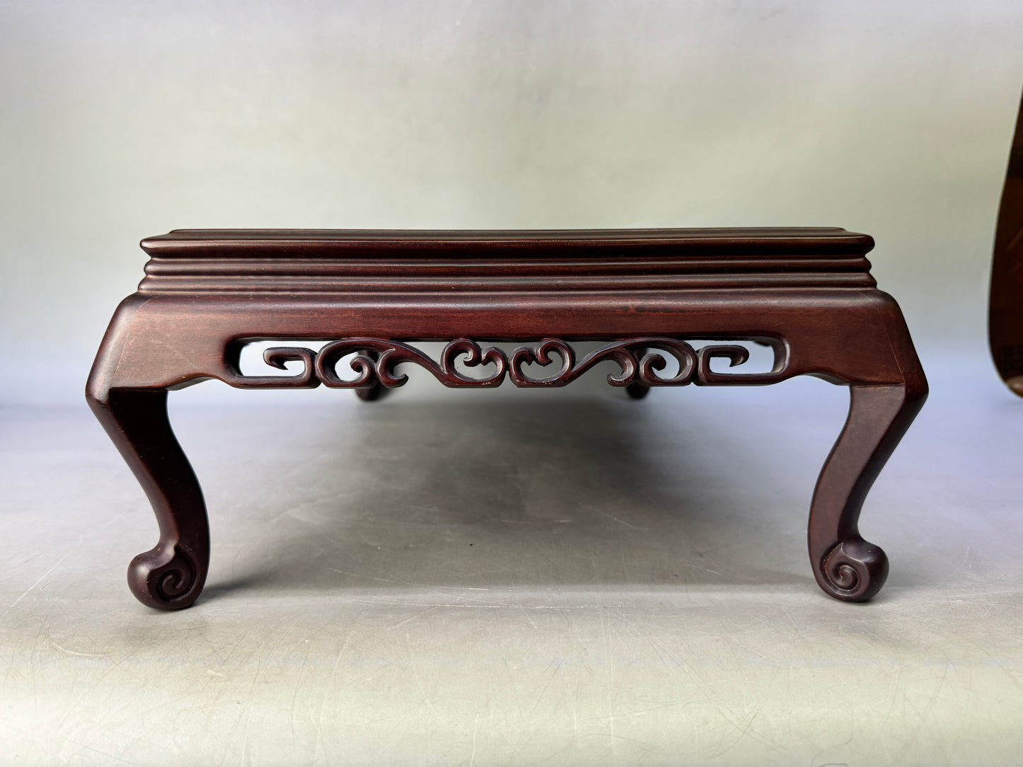 Y8806 FLOWER STAND wooden openwork furniture Japan antique ikebana interior
