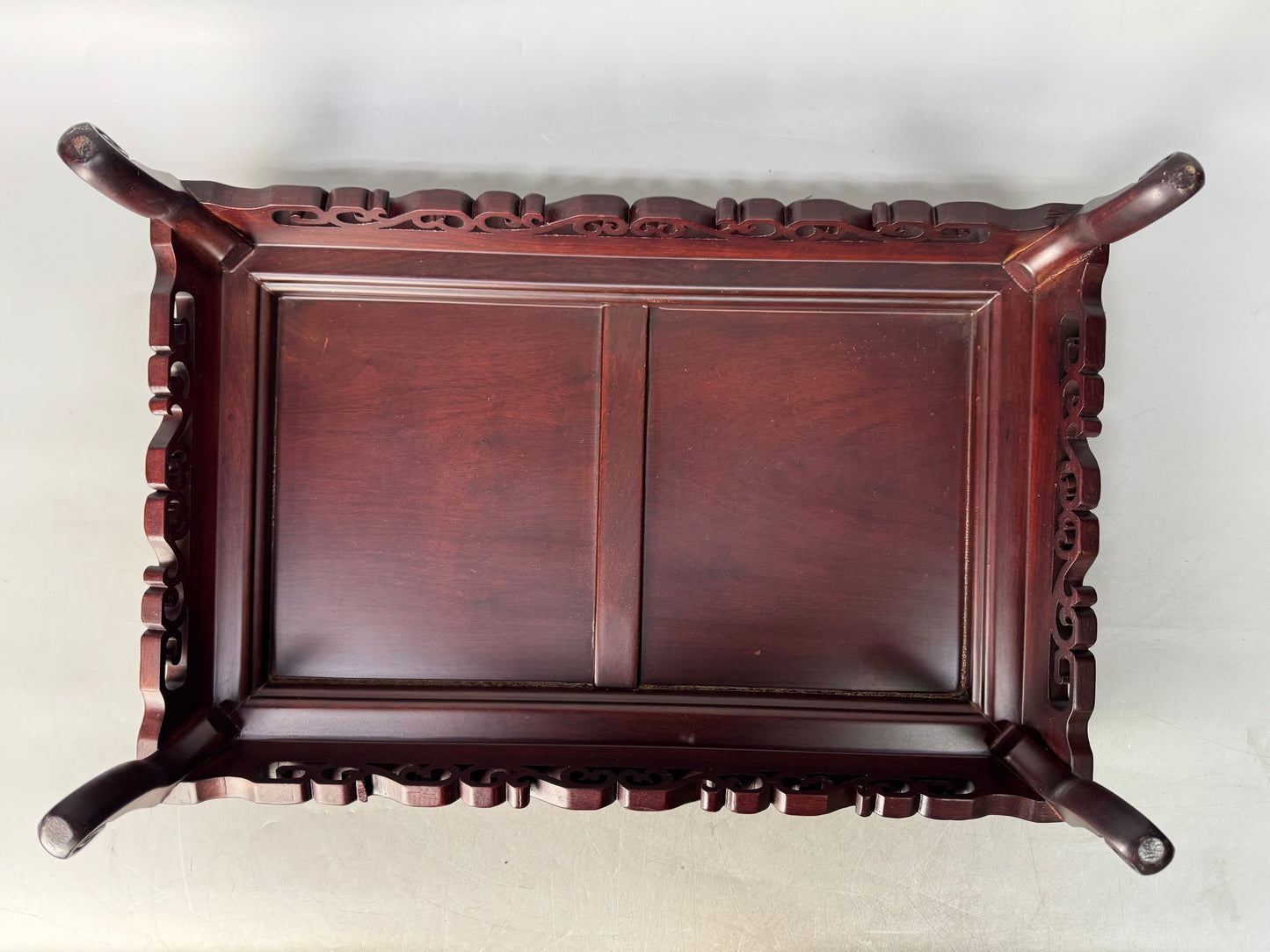 Y8806 FLOWER STAND wooden openwork furniture Japan antique ikebana interior