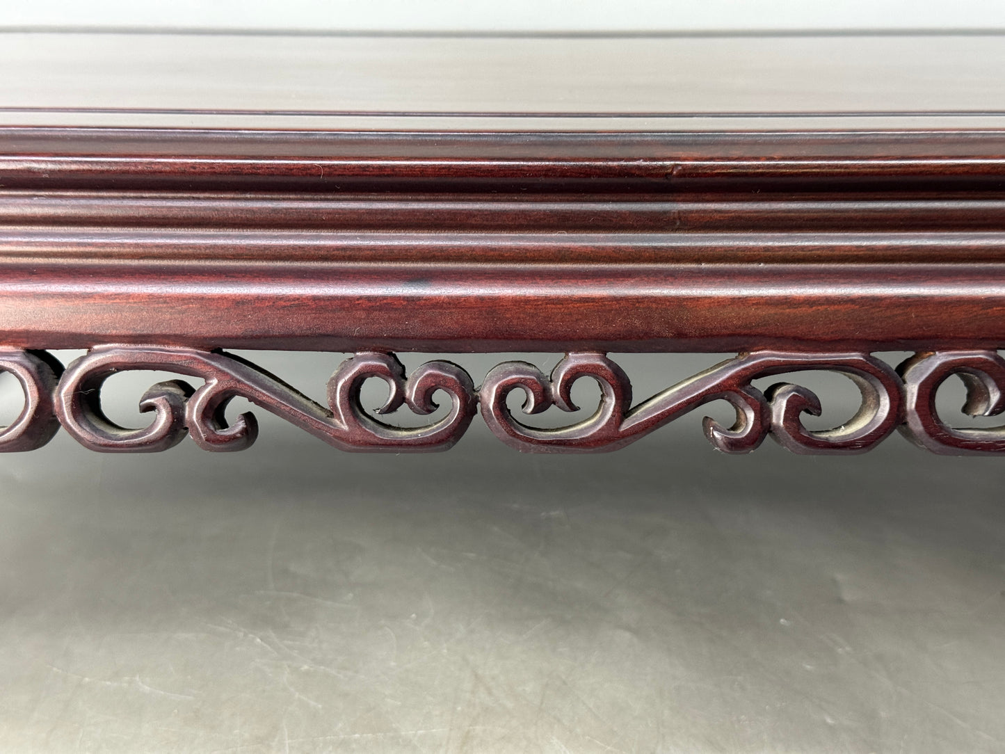 Y8806 FLOWER STAND wooden openwork furniture Japan antique ikebana interior