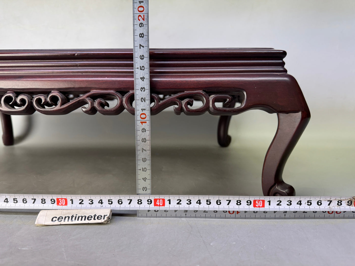 Y8806 FLOWER STAND wooden openwork furniture Japan antique ikebana interior