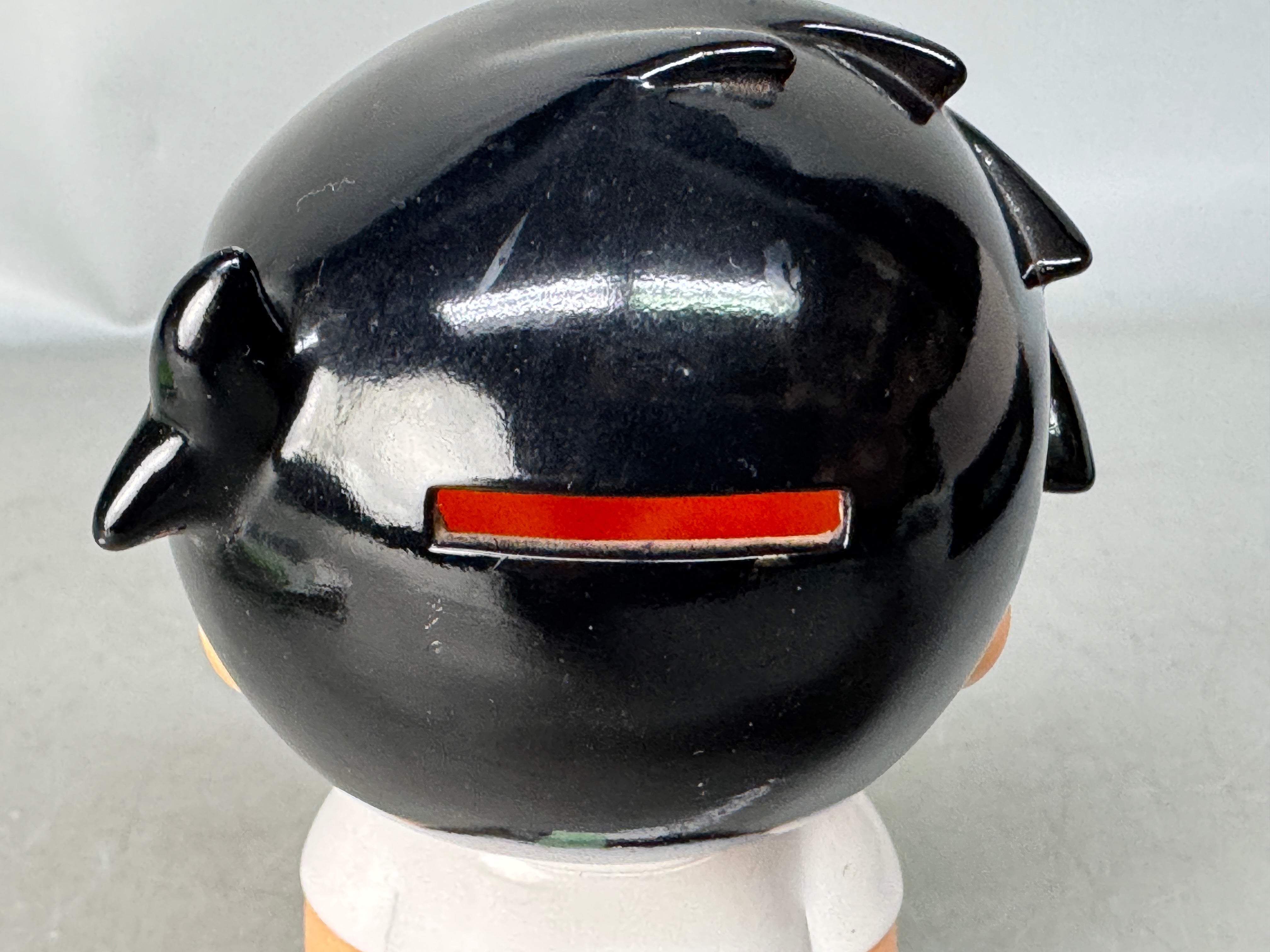 Y8808 NINGYO Boy soft vinyl doll piggy bank Japan antique figurine