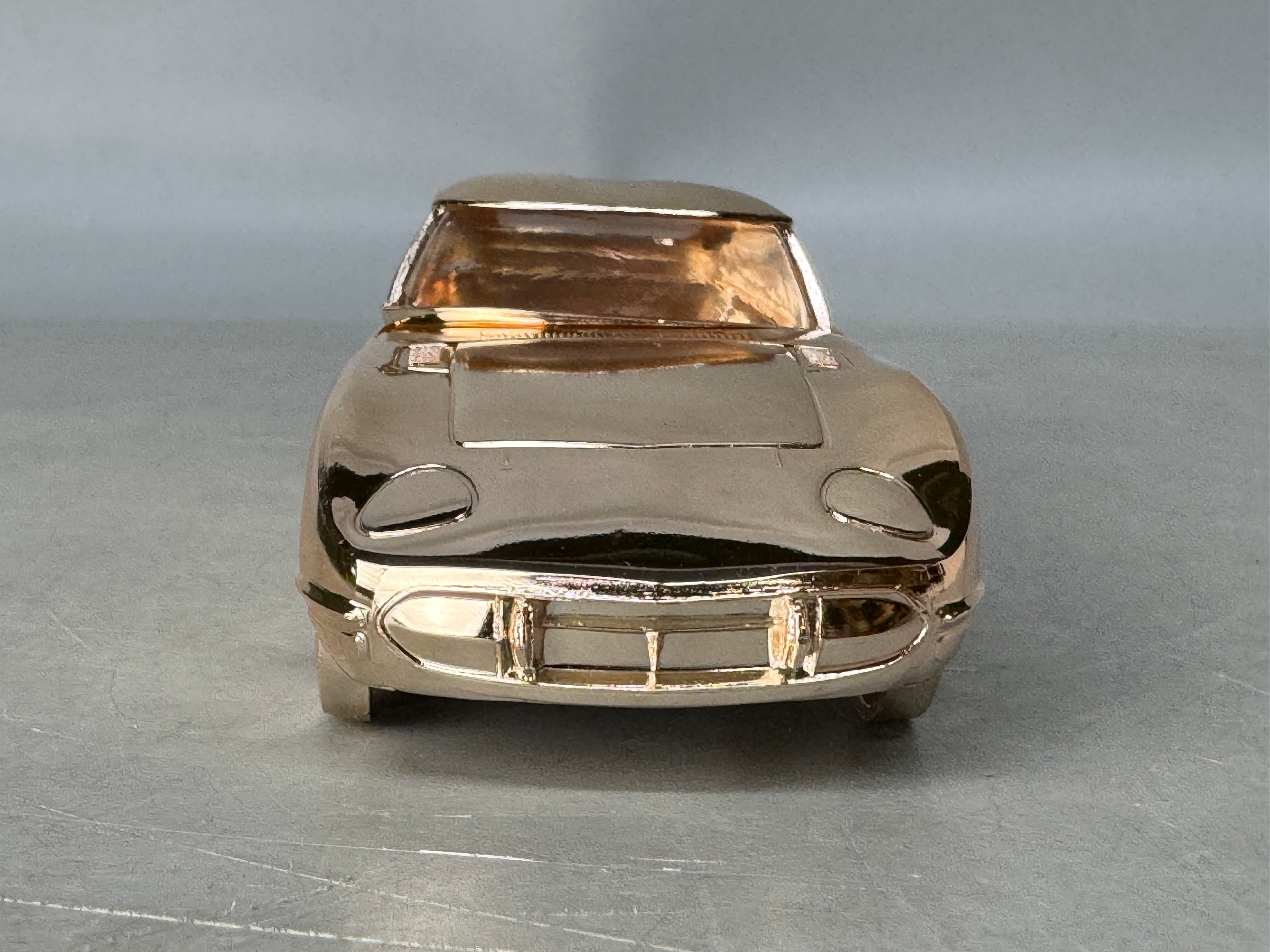 Y8809 OKIMONO Toyota 2000GT cigarette case miniature car box Japan