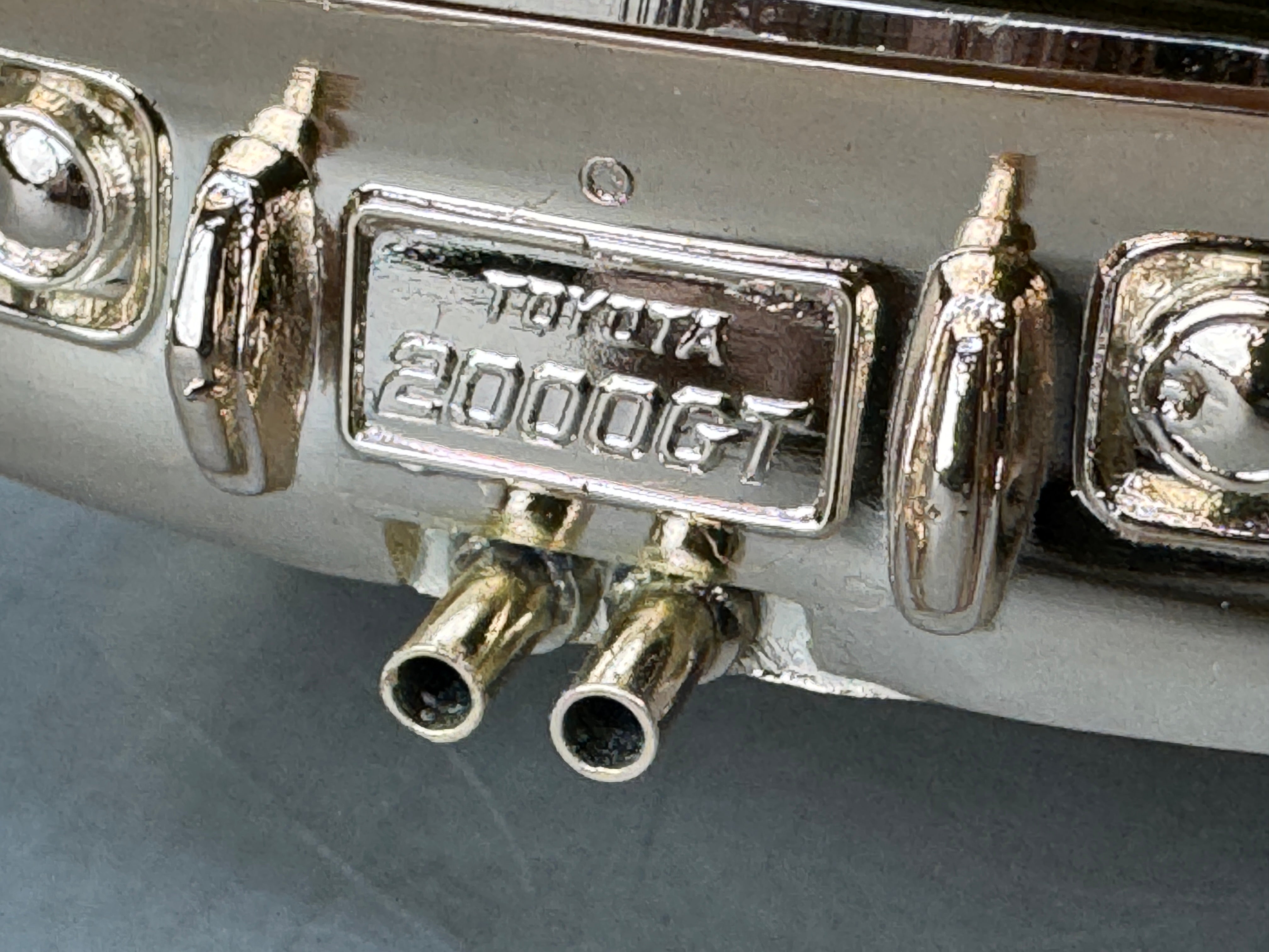 Y8809 OKIMONO Toyota 2000GT cigarette case miniature car box Japan