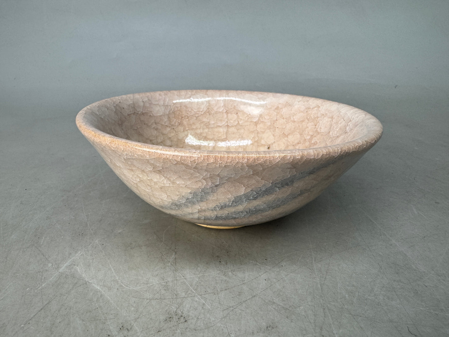 Y8891 CHAWAN Seto-ware bowl signed Japan antique tea ceremony teacup pottery