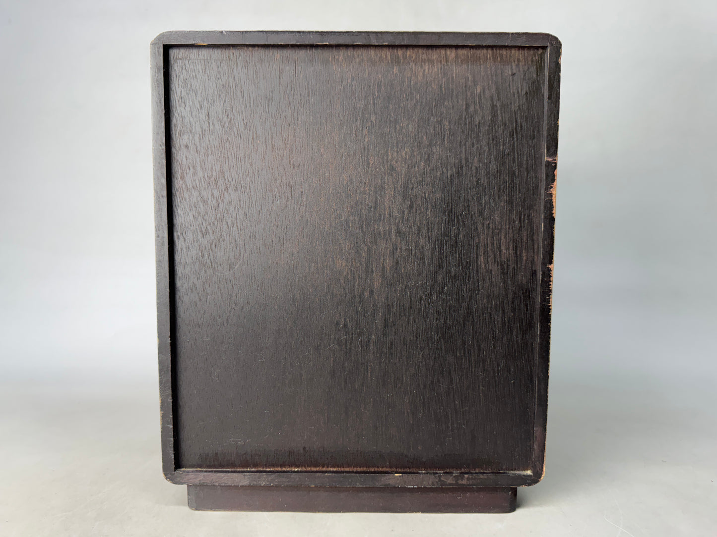 Y8934 TANSU Kamakura carving small 5-tiered chest of drawers Japan antique
