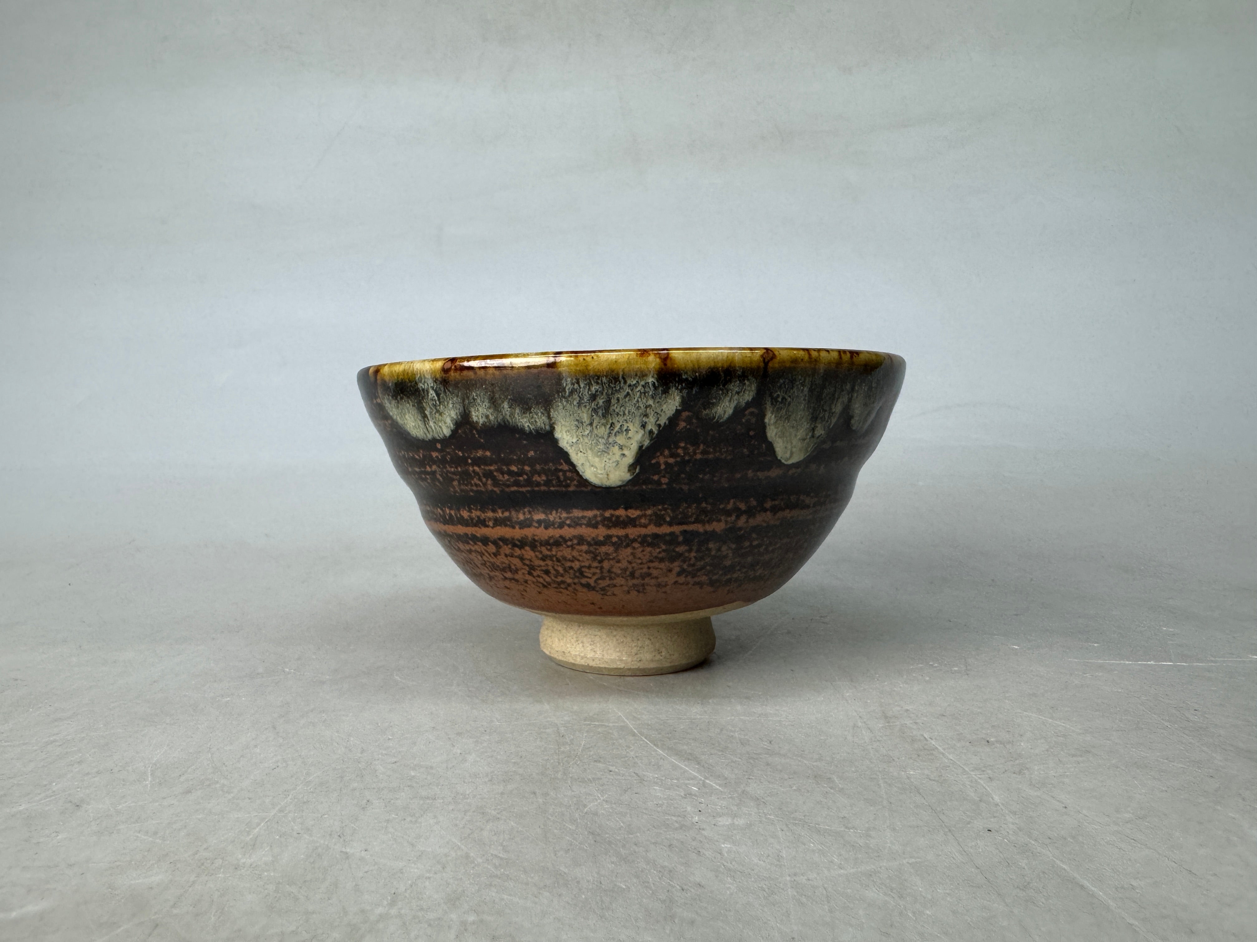 Lidded Chawan Bowl | Rokubei Kiyomizu | Japanese Vintage