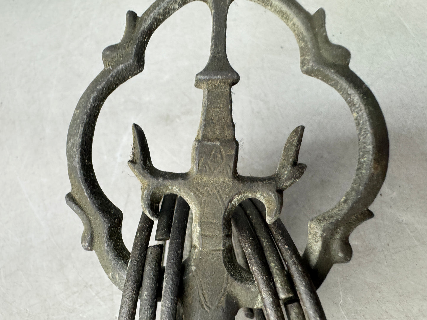 Y8964 Buddhist Altar Khakkhara priest's staff Japan antique Buddhism