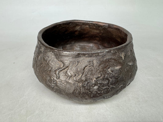Y8999 KENSUI Bizen-ware water pot jar container Japan antique tea ceremony